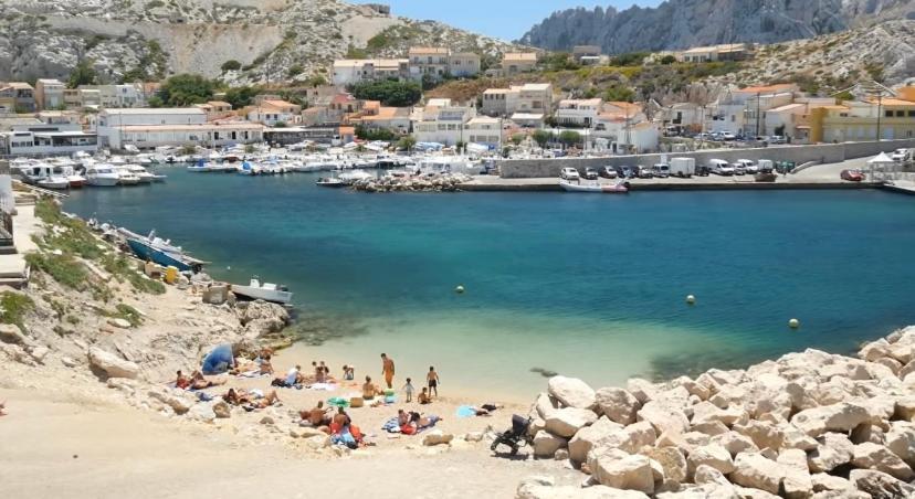 מרסיי Au Coeur Du Parc National Du Massif Des Calanques, La Flibuste Des Goudes, Maison 2 Chambres, Climatisee, Jardins, Solarium, Proche Plage, Large Vue Mer מראה חיצוני תמונה