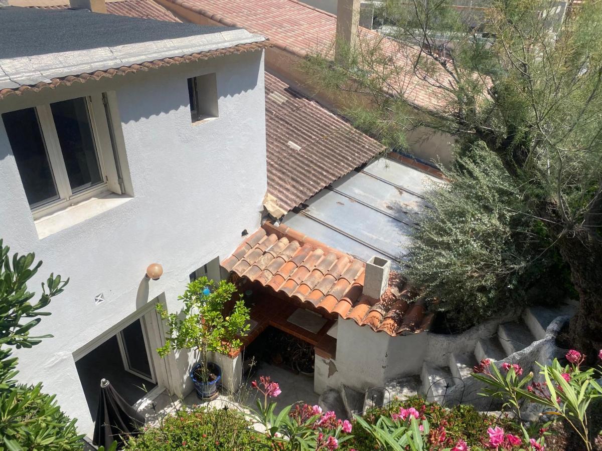 מרסיי Au Coeur Du Parc National Du Massif Des Calanques, La Flibuste Des Goudes, Maison 2 Chambres, Climatisee, Jardins, Solarium, Proche Plage, Large Vue Mer מראה חיצוני תמונה