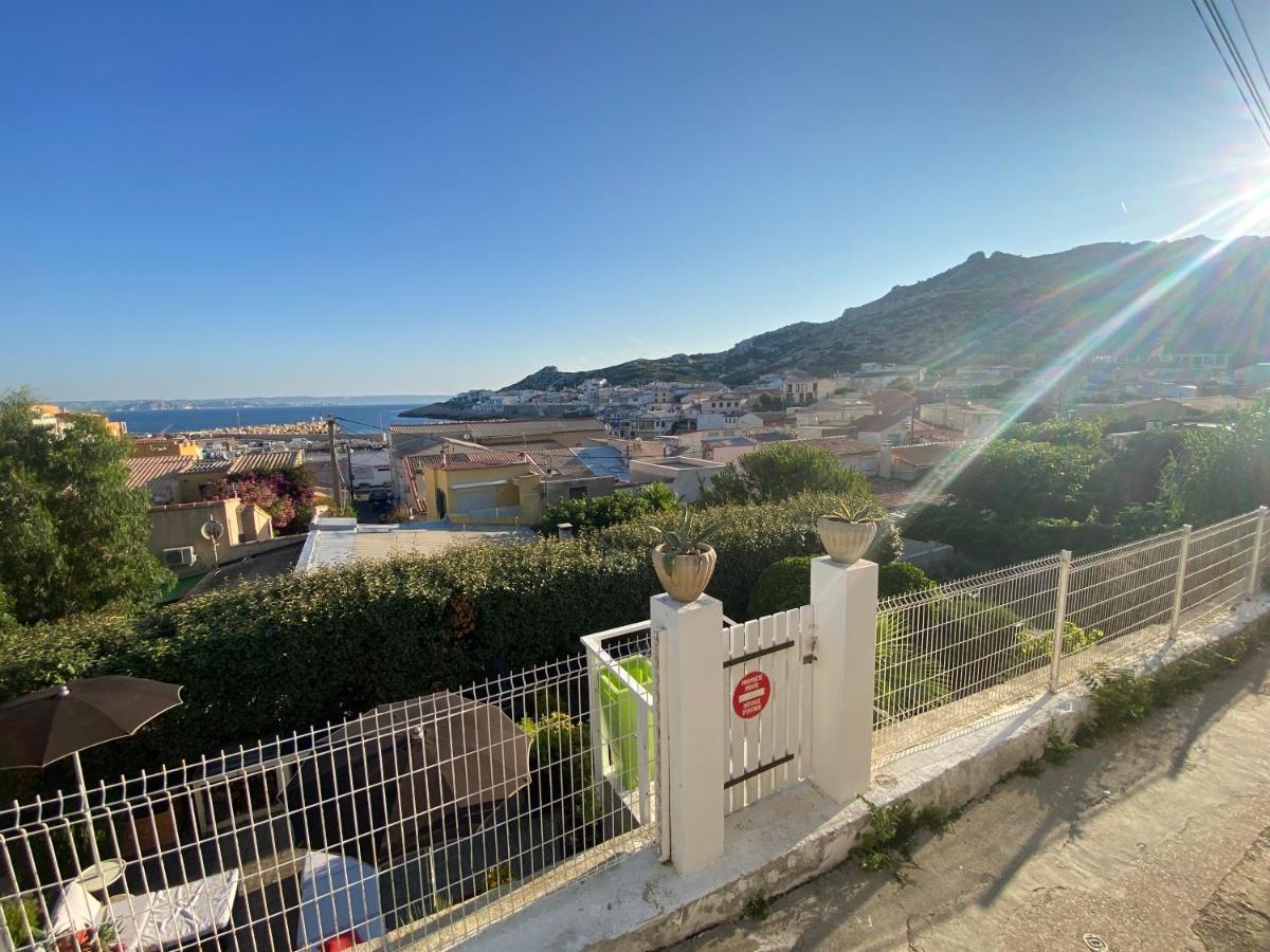 מרסיי Au Coeur Du Parc National Du Massif Des Calanques, La Flibuste Des Goudes, Maison 2 Chambres, Climatisee, Jardins, Solarium, Proche Plage, Large Vue Mer מראה חיצוני תמונה