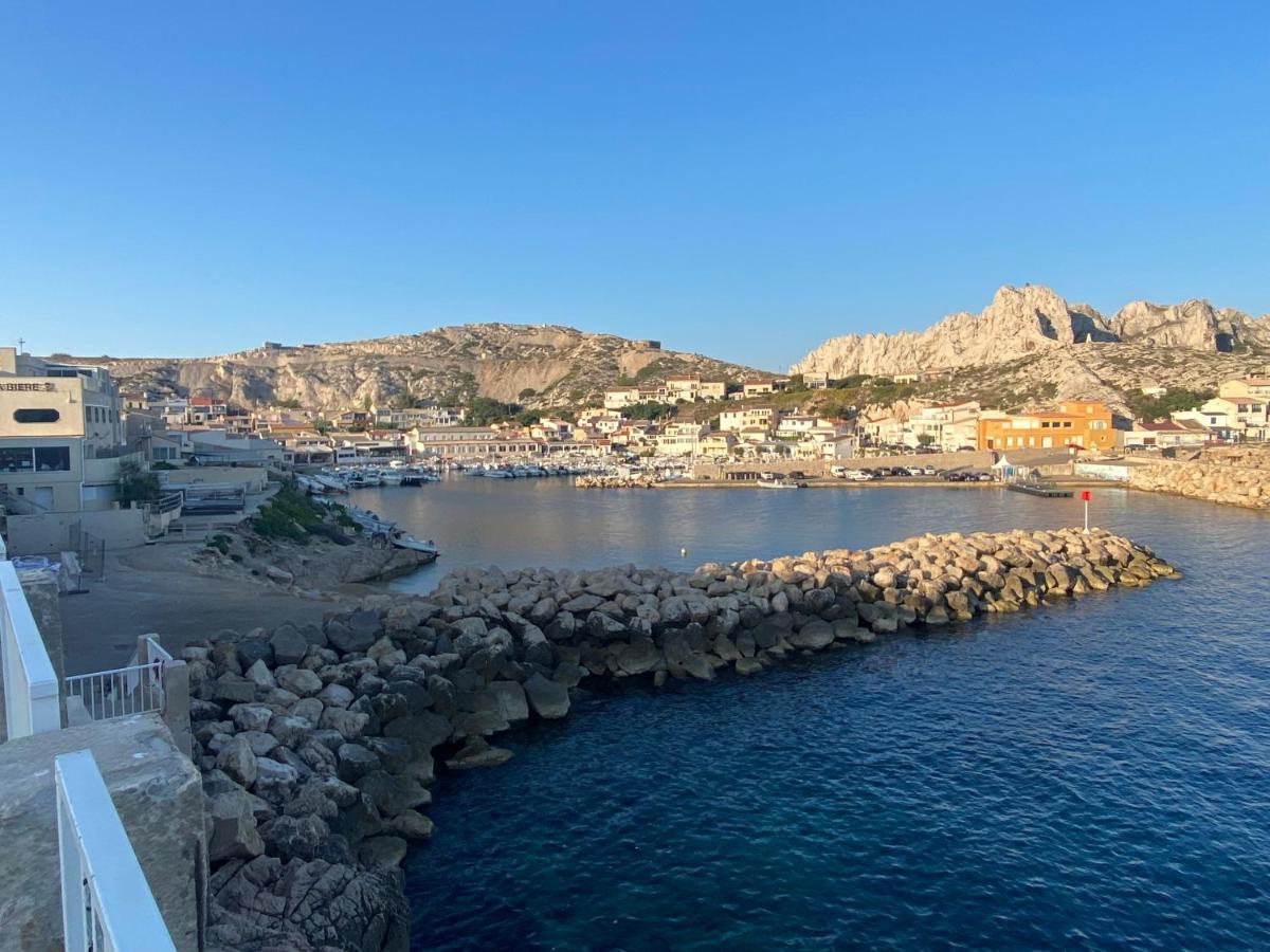 מרסיי Au Coeur Du Parc National Du Massif Des Calanques, La Flibuste Des Goudes, Maison 2 Chambres, Climatisee, Jardins, Solarium, Proche Plage, Large Vue Mer מראה חיצוני תמונה