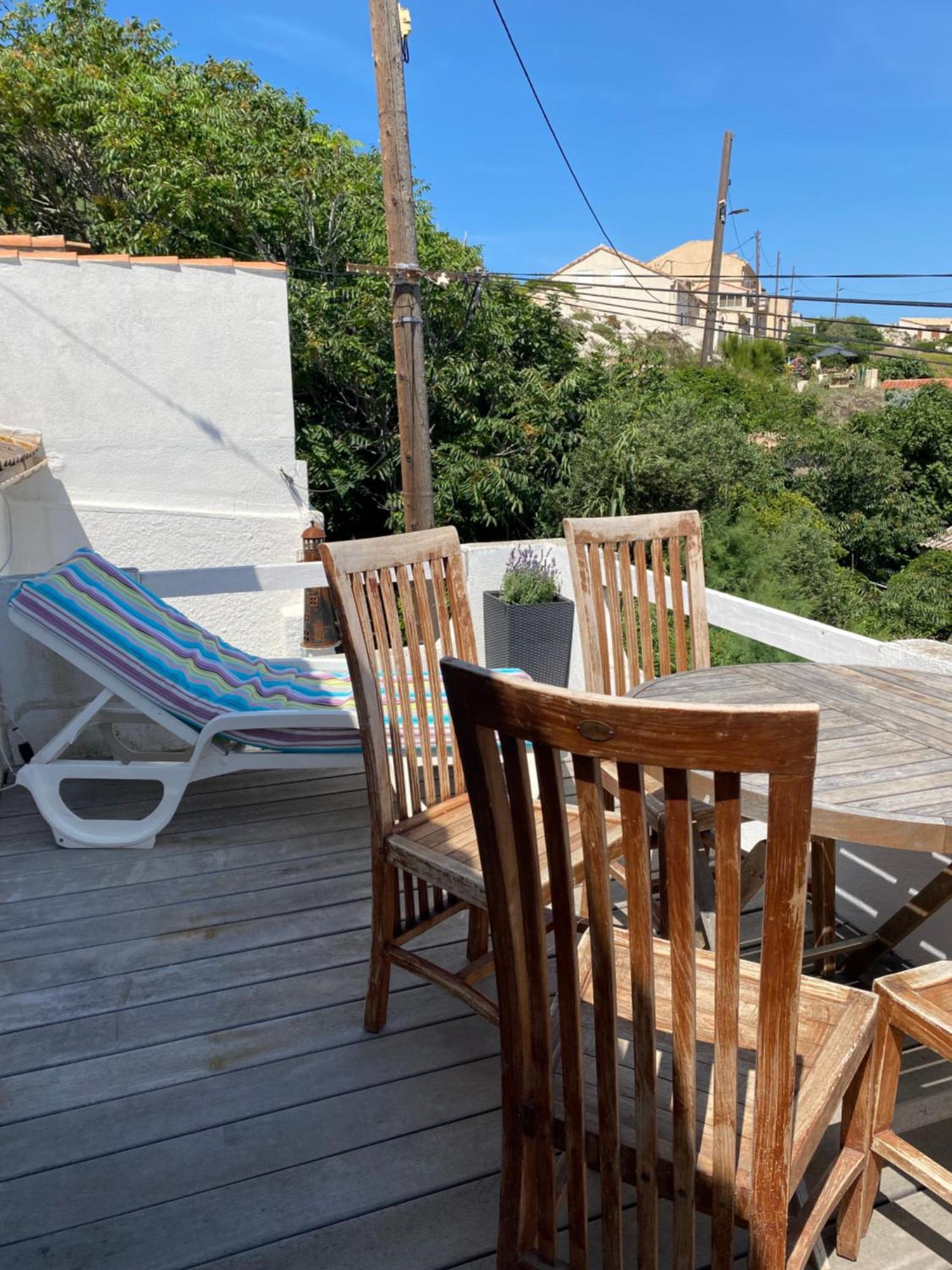 מרסיי Au Coeur Du Parc National Du Massif Des Calanques, La Flibuste Des Goudes, Maison 2 Chambres, Climatisee, Jardins, Solarium, Proche Plage, Large Vue Mer מראה חיצוני תמונה