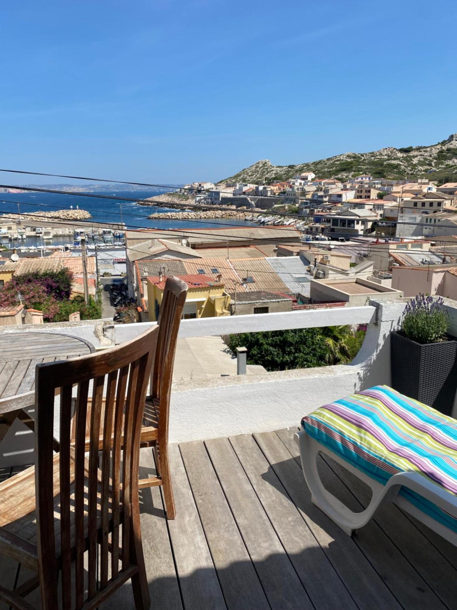 מרסיי Au Coeur Du Parc National Du Massif Des Calanques, La Flibuste Des Goudes, Maison 2 Chambres, Climatisee, Jardins, Solarium, Proche Plage, Large Vue Mer מראה חיצוני תמונה