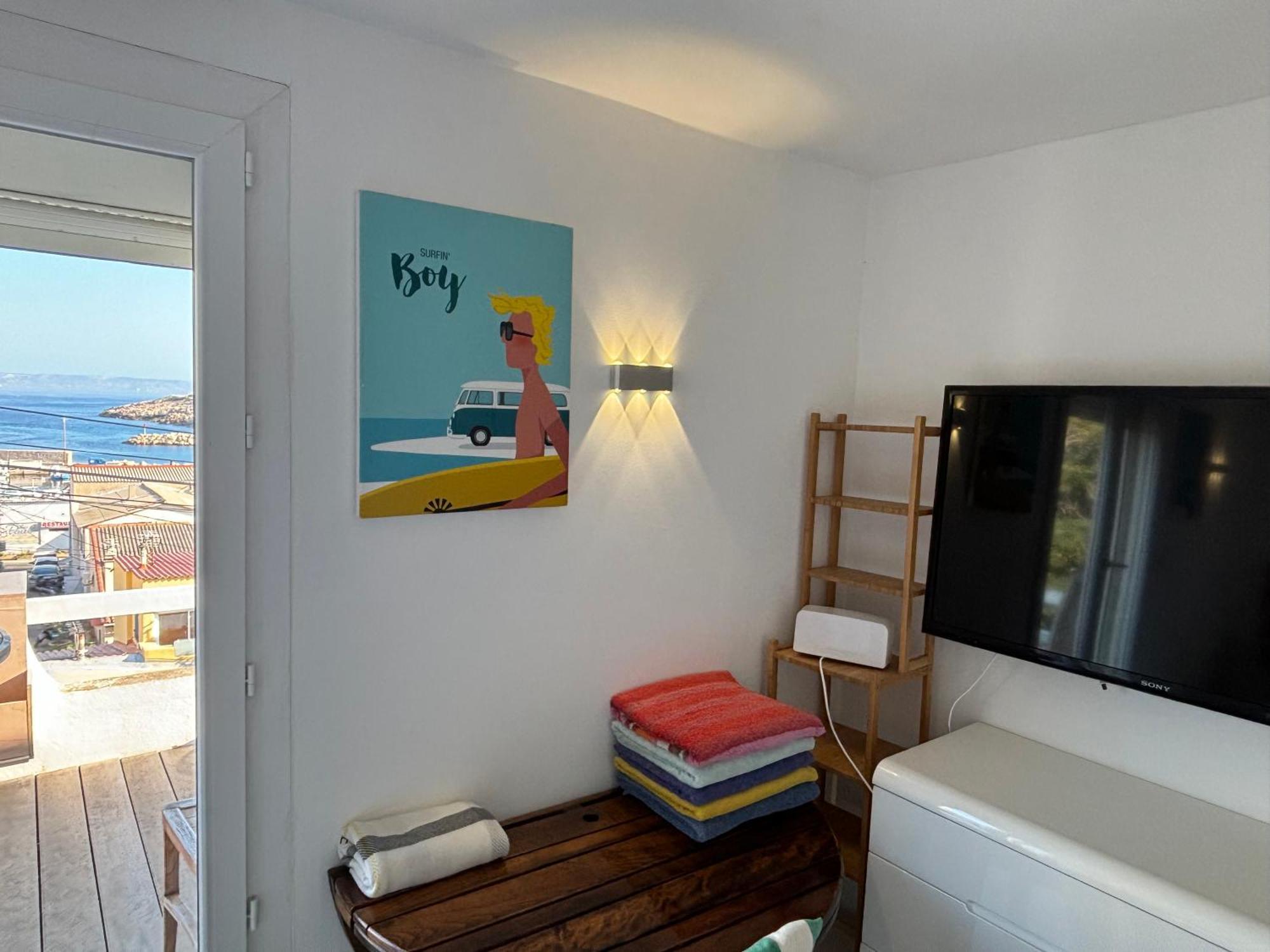 מרסיי Au Coeur Du Parc National Du Massif Des Calanques, La Flibuste Des Goudes, Maison 2 Chambres, Climatisee, Jardins, Solarium, Proche Plage, Large Vue Mer מראה חיצוני תמונה