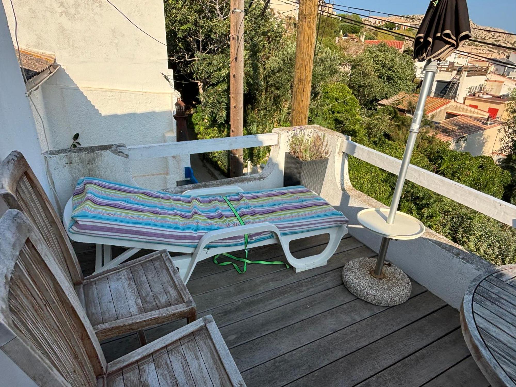 מרסיי Au Coeur Du Parc National Du Massif Des Calanques, La Flibuste Des Goudes, Maison 2 Chambres, Climatisee, Jardins, Solarium, Proche Plage, Large Vue Mer מראה חיצוני תמונה